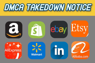takedown delete remove product listings trademark brands  shopify aliexpress tem