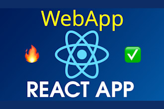 create an amazing react webapp, responsive, spa, saas