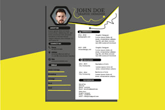 do CV resumes with editable template