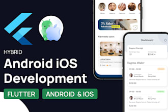 build hybrid apps for android and ios using flutter