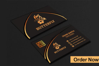 create minimalist modern and luxury business card design