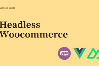 build headless wp woocommerce with vue nuxt