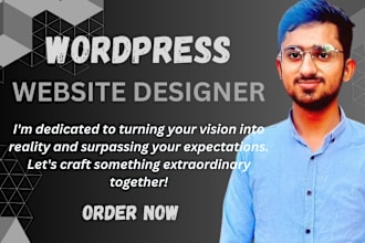 build wordpress website development, business website, wordpress website design