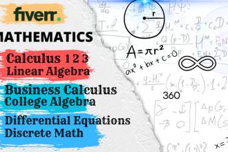 teach you business calculus, algebra and mathematics