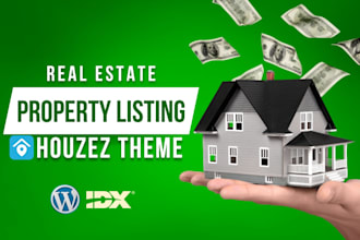 build a property listing real estate website using the houzez theme
