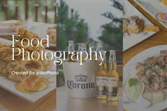 your professional food and product photographer