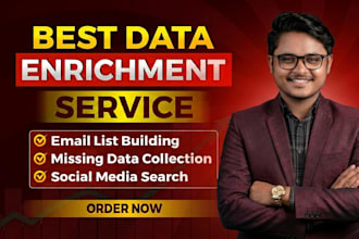do data enrichment, data mining and data scraping