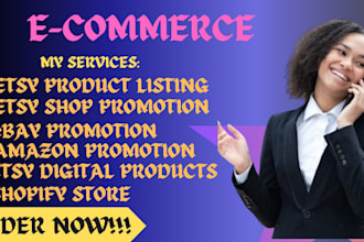 promote your stores to get massive sales, shopify, product listing, ebay, etsy