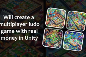 create a multiplayer ludo game with real money in unity