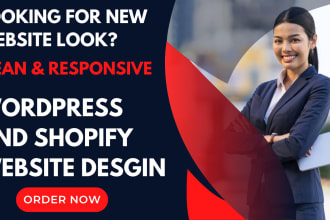 be creative wordpress portfolio, restaurant and shopify website developer