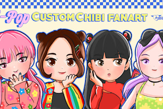 draw kawaii kpop chibi fanart perfect and fan events