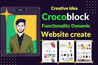 create crocoblock website using jetengine