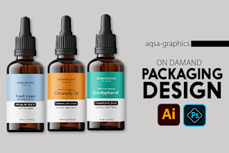 design a premium label, pouch, and bag packaging for your business