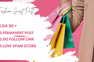 publish fashion guest post on  high da fashion blog