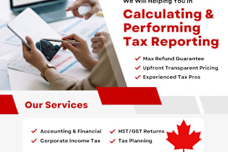 be canadian accountant to file t1 t2 t4 tax returns