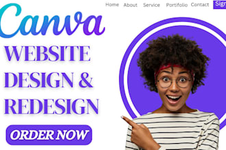 design canva website canva website redesign canva portfolio canva landing page