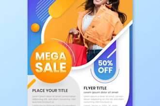 design beautiful and creative posters or banner