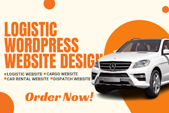 build car rental website, taxi booking website, logistics dispatch cargo website