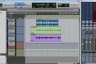 creation and editing of audios, sounds for movies, youtube