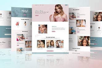 design modern landing page UI design, or website design