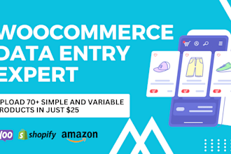 do quick woocommerce data entry and product listing