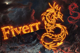 add fire effect for your logo text