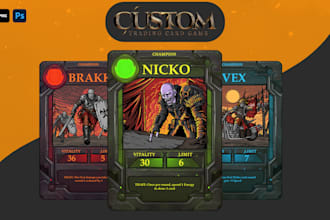 draw illustration for tarot and trading card game