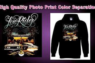do unlimited on monthly basis for color separation
