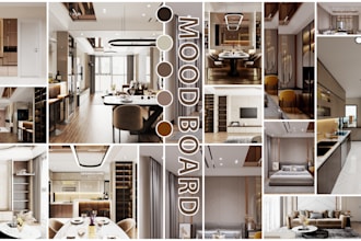 create your interior design house apartment realistic render