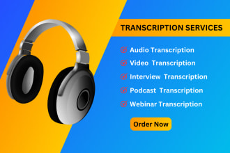 transcribe audio and do video transcription