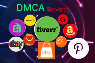 send dmca takedown notice copyright products ebay, amazon, etsy, shopify, ali