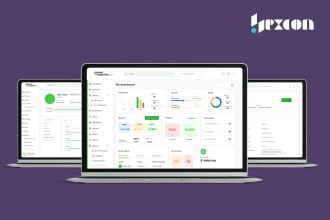 do dashboard, CRM, saas, web app UI UX design in figma