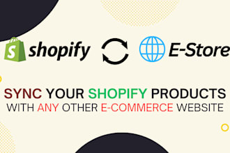 sync your shopify website to any other website