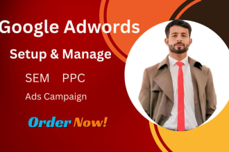 setup and optimize google ads adwords PPC campaign