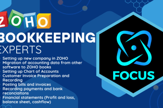do bookkeeping on zoho books