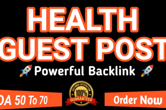publish high da health and fitness guest post with real traffic