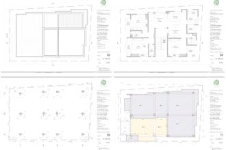 redraw floor plan for real estate agents and property manager