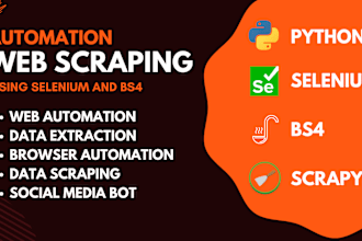 do web scraping and automation for any website