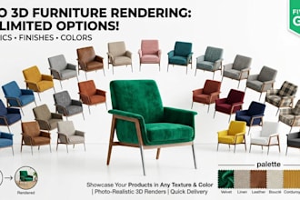 do multiple fabric and color options in furniture