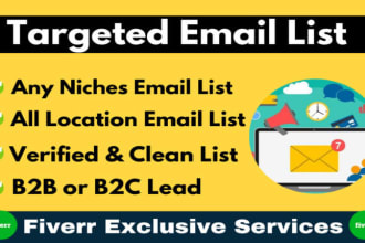 do 100k bulk email list, valid email for email marketing