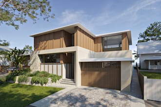 model and render photorealistic 3d exterior images