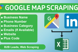 scrap google maps with data scraper for business leads and business list