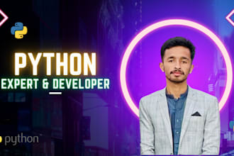 write, debug, fix, optimize code and do your python projects