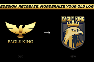 redesign, edit, modify, redraw vectorize your logo