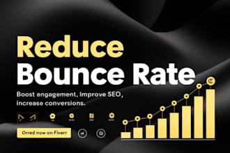 reduce website bounce rate in google analytic custom report