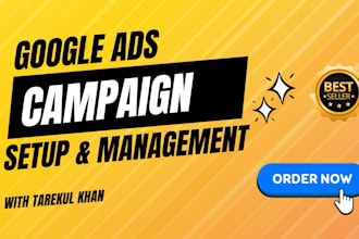 run and manage google ads campaigns and adwords PPC campaign