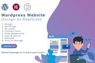 design or replicate any website
