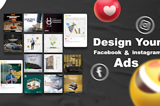 design a creative social media ads