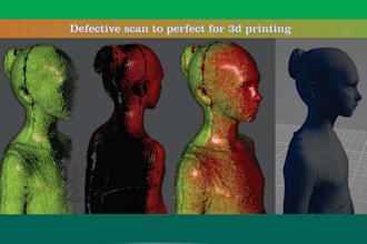 clean your 3d scans to obtain optimized 3d printing results