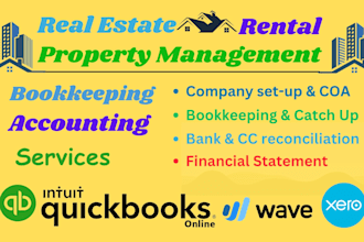 do real estate, rental, construction, property management bookkeeping